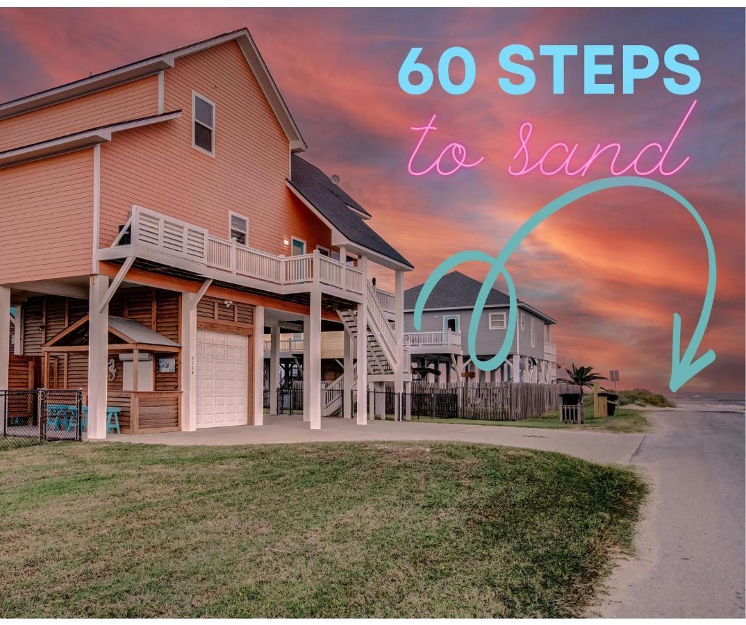 Vila Spring Break Specials! Front Row Views - Tiki Bar - Playground Bolivar Peninsula Exteriér fotografie